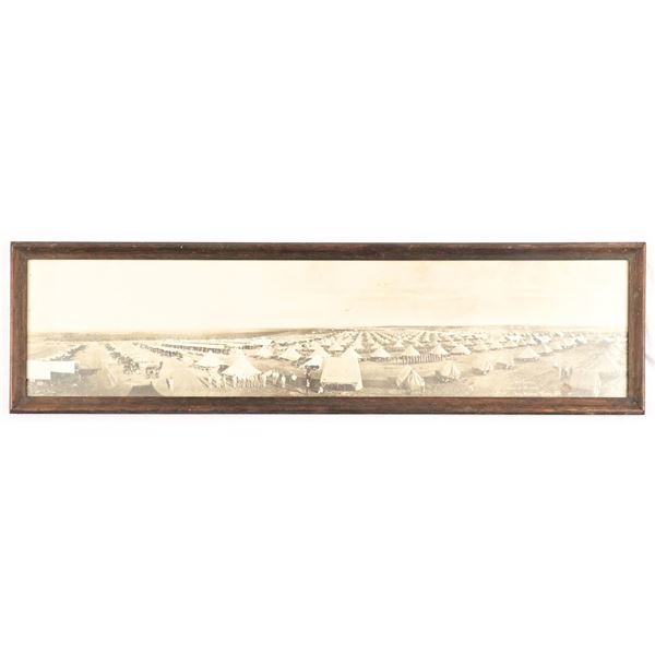1911 U.S Calvary San Antonio Texas Panoramic Photo