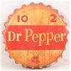 Image 1 : Dr. Pepper Tin Bottlecap Sign