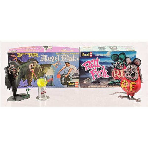 (3) Rat Fink "Revell" Models