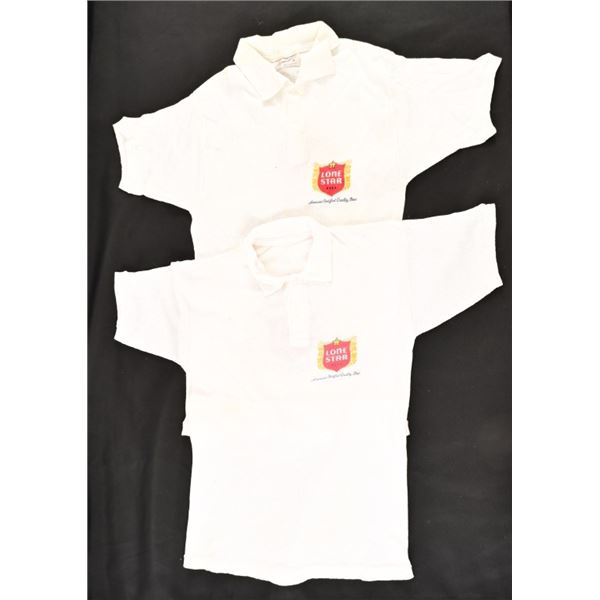 Vintage Pair of Lone Star Beer Kids Shirts