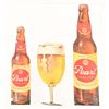 Image 1 : (3) Pearl Beer Cardboard Lithograph Ads