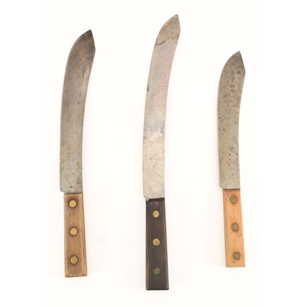 Collection of Foster Bros. Vintage Butcher Knives