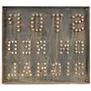 Image 2 : Vintage Metal Stop On Red Signal Cats Eye Sign
