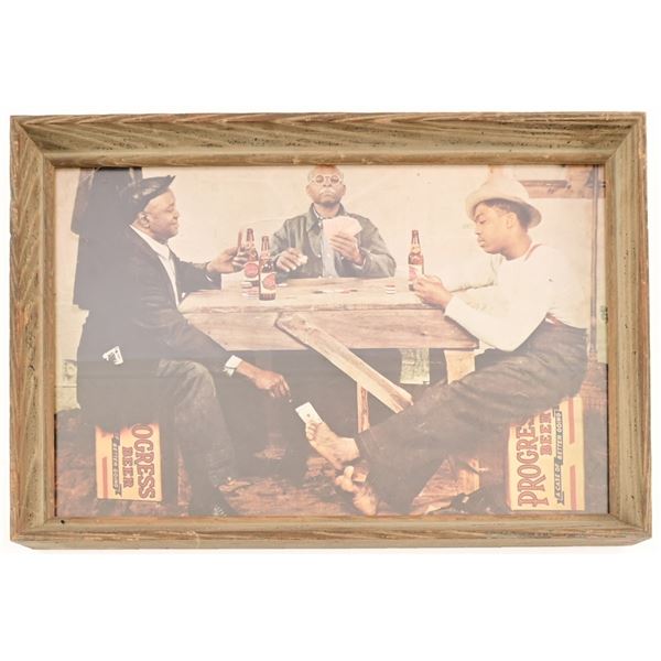Progress Beer Framed Lithograph Poster