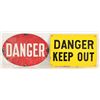 Image 1 : (2) Porcelain Danger Signs