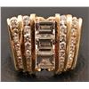 Image 2 : Ladies 14kt Gold Vintage Diamond Ring