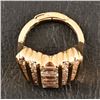 Image 3 : Ladies 14kt Gold Vintage Diamond Ring
