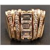 Image 6 : Ladies 14kt Gold Vintage Diamond Ring