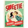 Image 1 : Sweetie Soda Lithographed Tin Sign