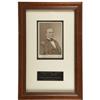 William T. Sherman Brady Cabinet Card Signed 3xs