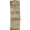 Image 1 : 17th Century Parchment Scroll, 1686