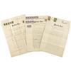 Image 3 : Porfirio Diaz, Lot of Three Documents Signed.