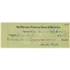 Image 1 : Orville Wright Signed Check.