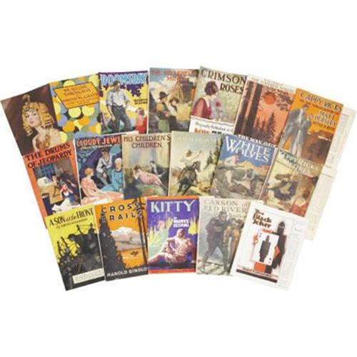 36 Vintage Dust Jackets 1912 1930s.