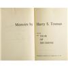 Image 2 : Truman: Memoirs Vol. I (Signed) and II. 1st Eds.