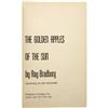 Image 3 : Ray Bradbury Signed Golden Apples of the Sun