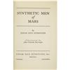Image 2 : Edgar Rice Burroughs. Synthetic Men of Mars