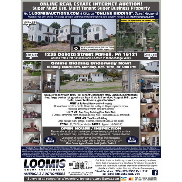 ATTENTION BIDDERS / TERMS AND CONDITIONS