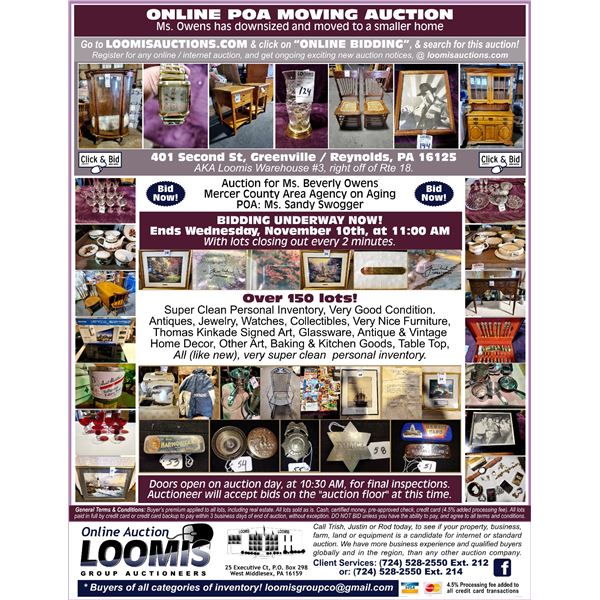 EXTENDED POA  AUCTION FOR MS. BEVERLY OWENS