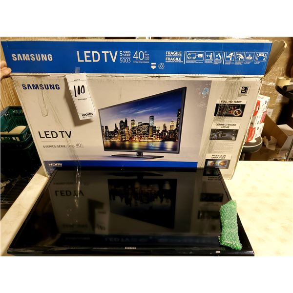 NEW SAMSUNG 40" HD LED TV, SERIES 5, STILL IN BOX