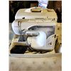 Image 1 : SINGER ELECTRIC POWER CONTROL SEWING MACHINE, W/ MANUAL FOOT PEDAL & CARRYING CASE