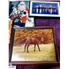 Image 3 : 4 FRAMED PHOTO PRINTS, LAST SUPPER AND MIRROR