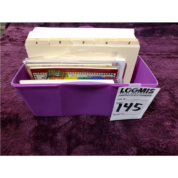 NEW RECIPE BOX