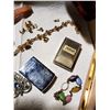 Image 4 : VINTAGE MEN'S LOUIS WATCH, GOLD WEDDING RING, 2 BRACELETS, 2 PINS, NECKLACE, 3 ZIPPO LIGHTERS