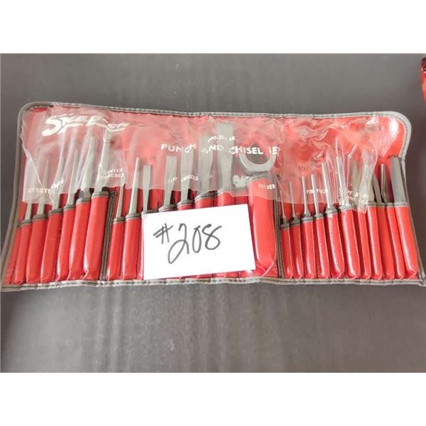 SNAPON PPC260AK, 26 PC PUNCH AND CHISEL SET, LOOKS NEW