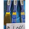 Image 2 : 3 PC BRASS PUTTY/SCRAPER KNIVES, NEW