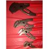 Image 3 : 4 PC SNAP-ON LOCKING PLIERS SET, LOOK NEW
