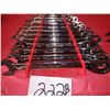 Image 1 : SNAP-ON 13 PC OPEN END/RATCHETING STANDARD SAE WRENCH SET, LOOKS NEW