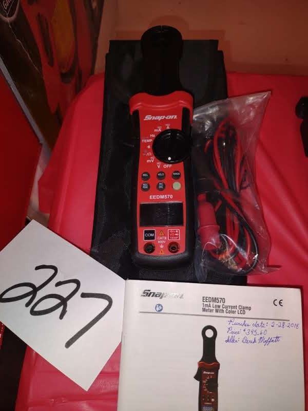 SNAPON LOW CURRENT CLAMP METER EEDM570, NEW