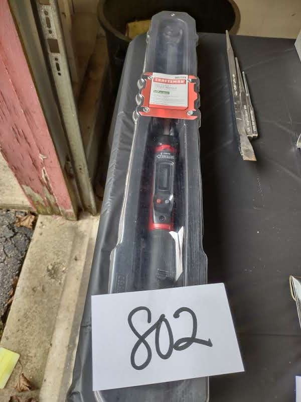 CRAFTSMAN 1/2" DRIVE DIGI-CLICK TORQUE WRENCH, NEW IN PACKAGING