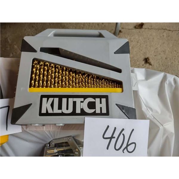 KLUTCH 115 PC TITANIUM COATED DRILL BIT SET, COST $160.00 NEW