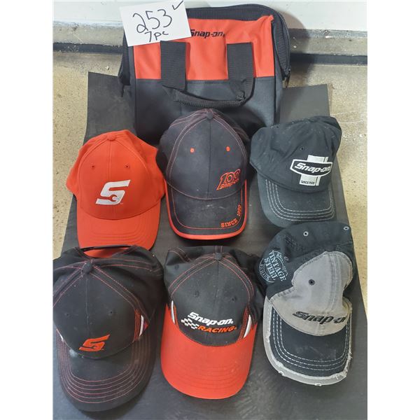 SnapOn set of 7 - fabric tool case and SnapOn hats