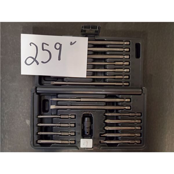 SnapOn 19 piece long bit set