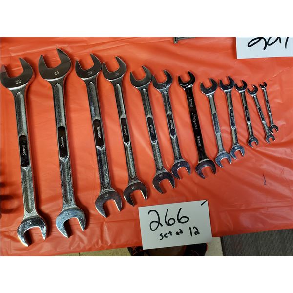 SnapOn set of 12 metric wrenches