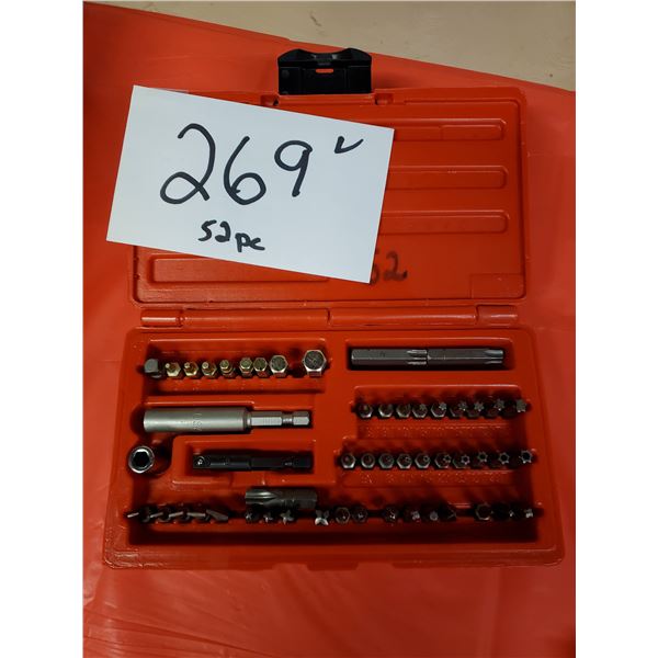 SnapOn 52 piece insert bit set
