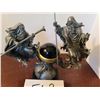 Image 2 : heavy pewter gandalf vs. saruman w/ 1 ring in middle display