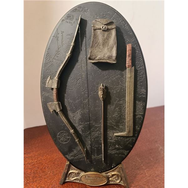 The Arms of Lurtz Plaque w/Stand, 13"