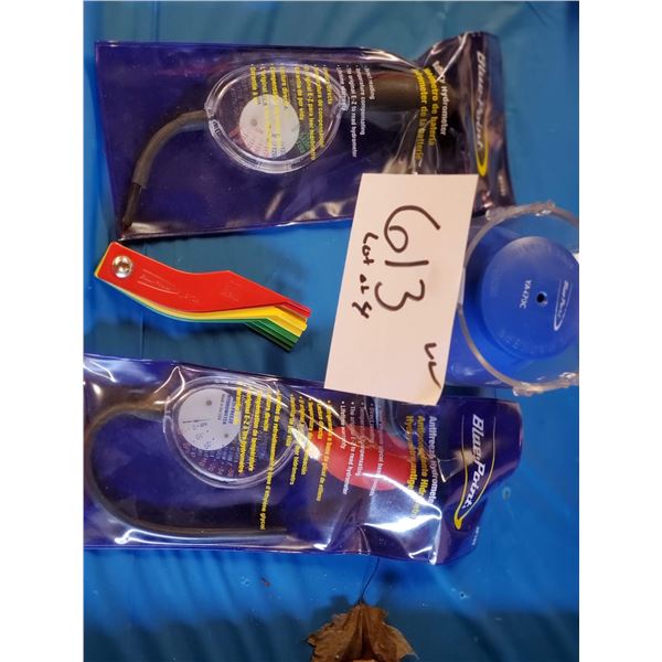 BLUE POINT LOT OF 4 ANTIFREEZE HYDROMETER AF102, BATTERY HYDROMETER