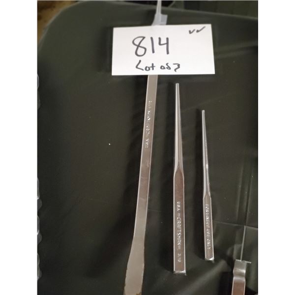 CRAFTSMAN LOT OF 3 PUNCHES