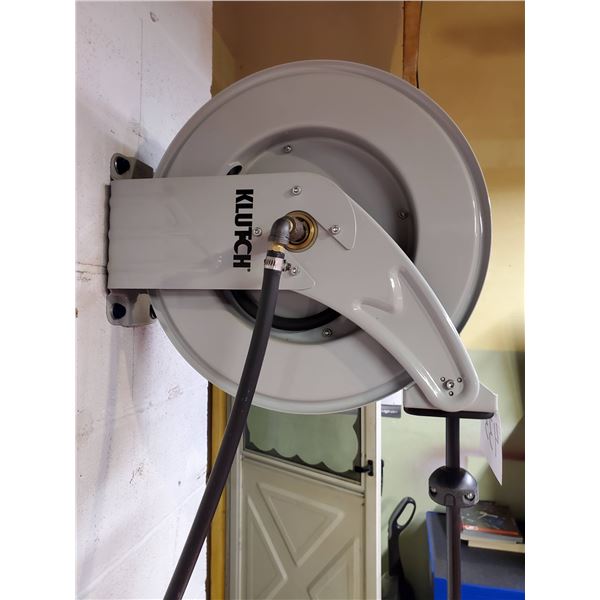 KLUTCH INDUSTRIAL AIR HOSE REEL, 3/8" X 50'