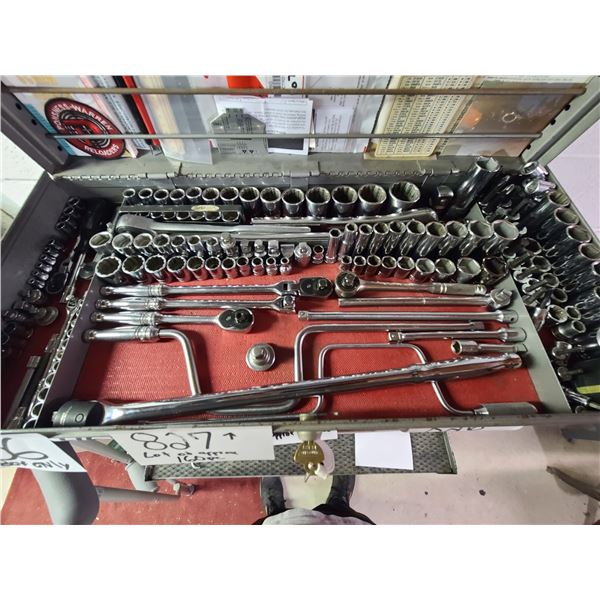 ASSORTED SOCKETS, SOCKET WRENCHES, CRAFTSMAN - APPROX 160PCS