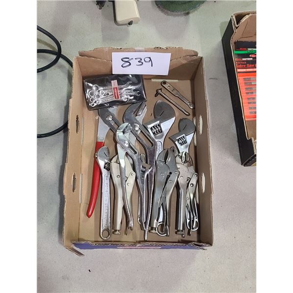 ASSORTED CRAFTSMAN WRENCHES AND PLIERS