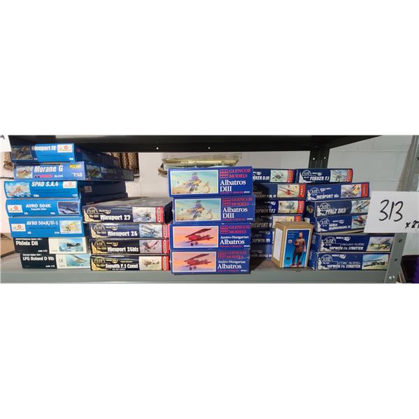 MOSTLY 1:72 SCALE WWI MODEL PLANES