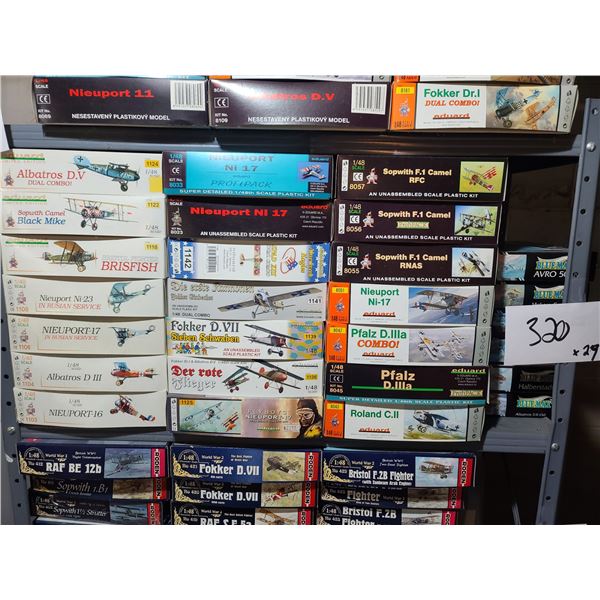 WWI MODEL PLANES 1/48 SCALE