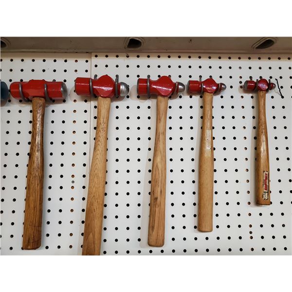 SET OF 5 CHANNEL LOCK HAMMERS