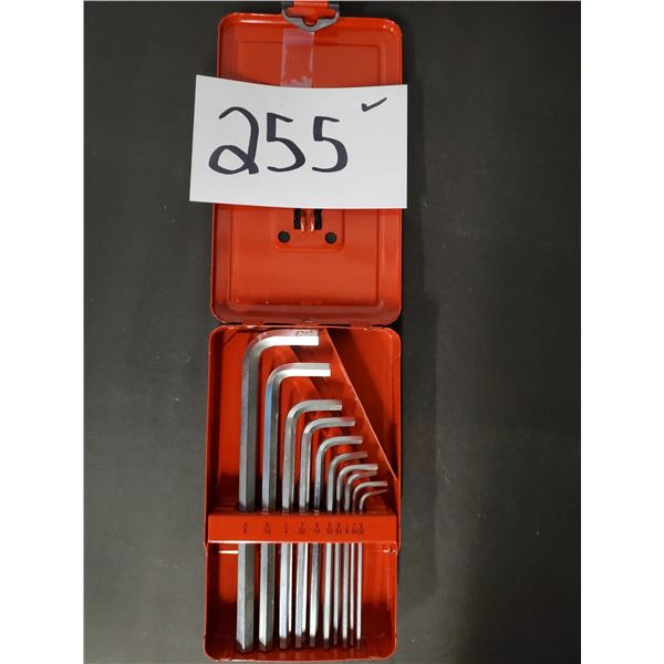 SNAP-ON 10 PC HEX KEY SET, 3/32" - 3/8"